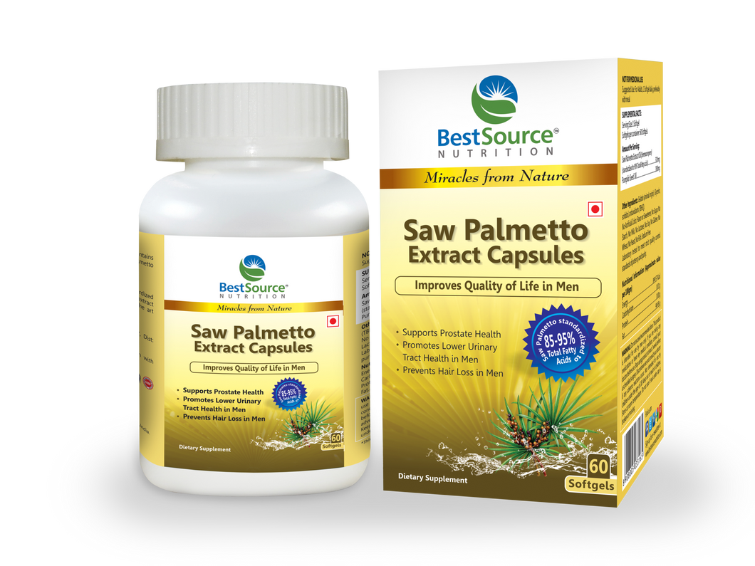 Saw Palmetto Extract Oil Caps - BestSourceNutrition.com